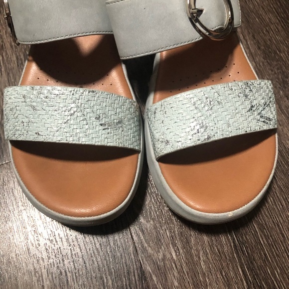 Patrizia by Spring Step Light Blue Sandals Size 7 - Picture 2 of 7